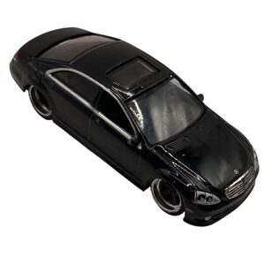 Jada Toys Dub City 2007 Mercedes Benz S550 Black 1/64 Diecast Car 91441